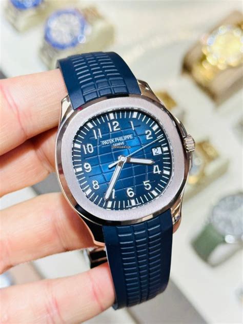 patek philippe light blue dial|Patek Philippe aquanaut price list.